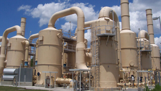 centrifugal pump for air treatment processes